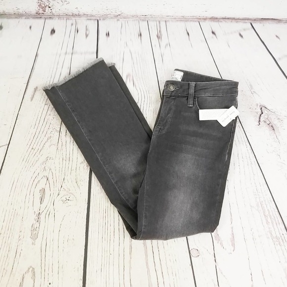 Free People black raw hem jeans size 25 nwt - Picture 3 of 6